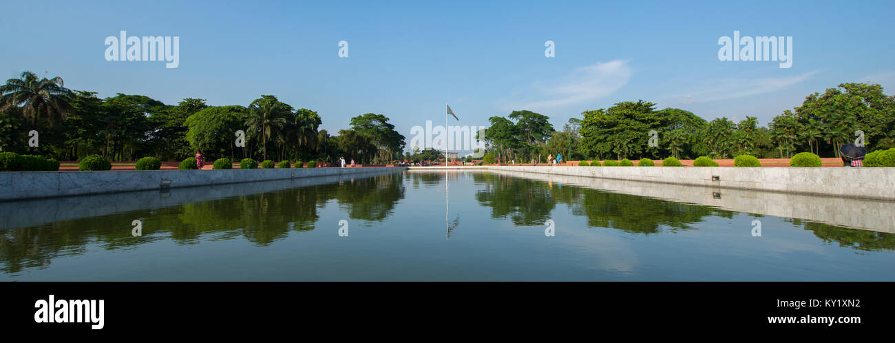 জাতীয় স্মৃতিসৌধ, Jatiya Sriti Shoudho, Bangladesh National Martyrs Memorial Stockfoto