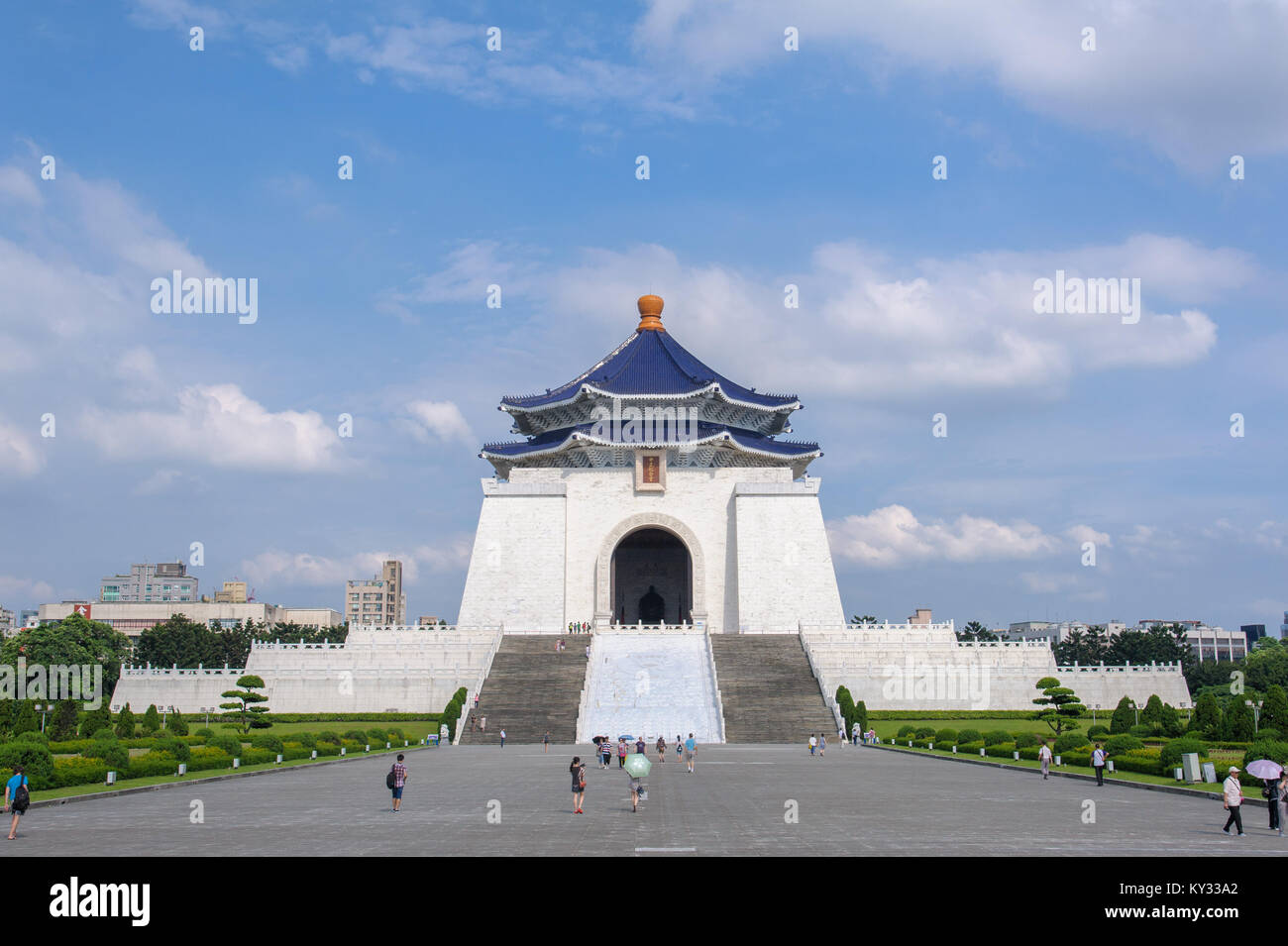 Chiang Kai-Shek Memorial Hall in Taipeh Stockfoto