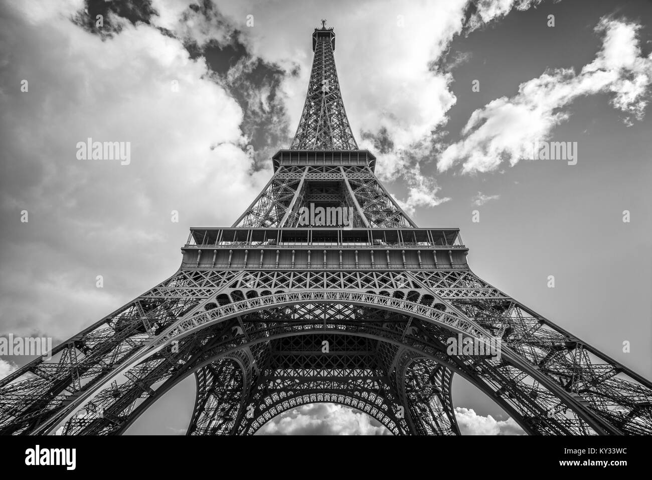 Eiffelturm, Paris Frankreich Stockfoto