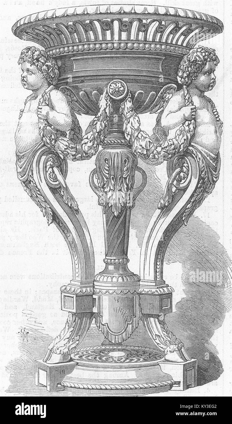 CHINA Vase 1 1867. Illustrated London News Stockfoto