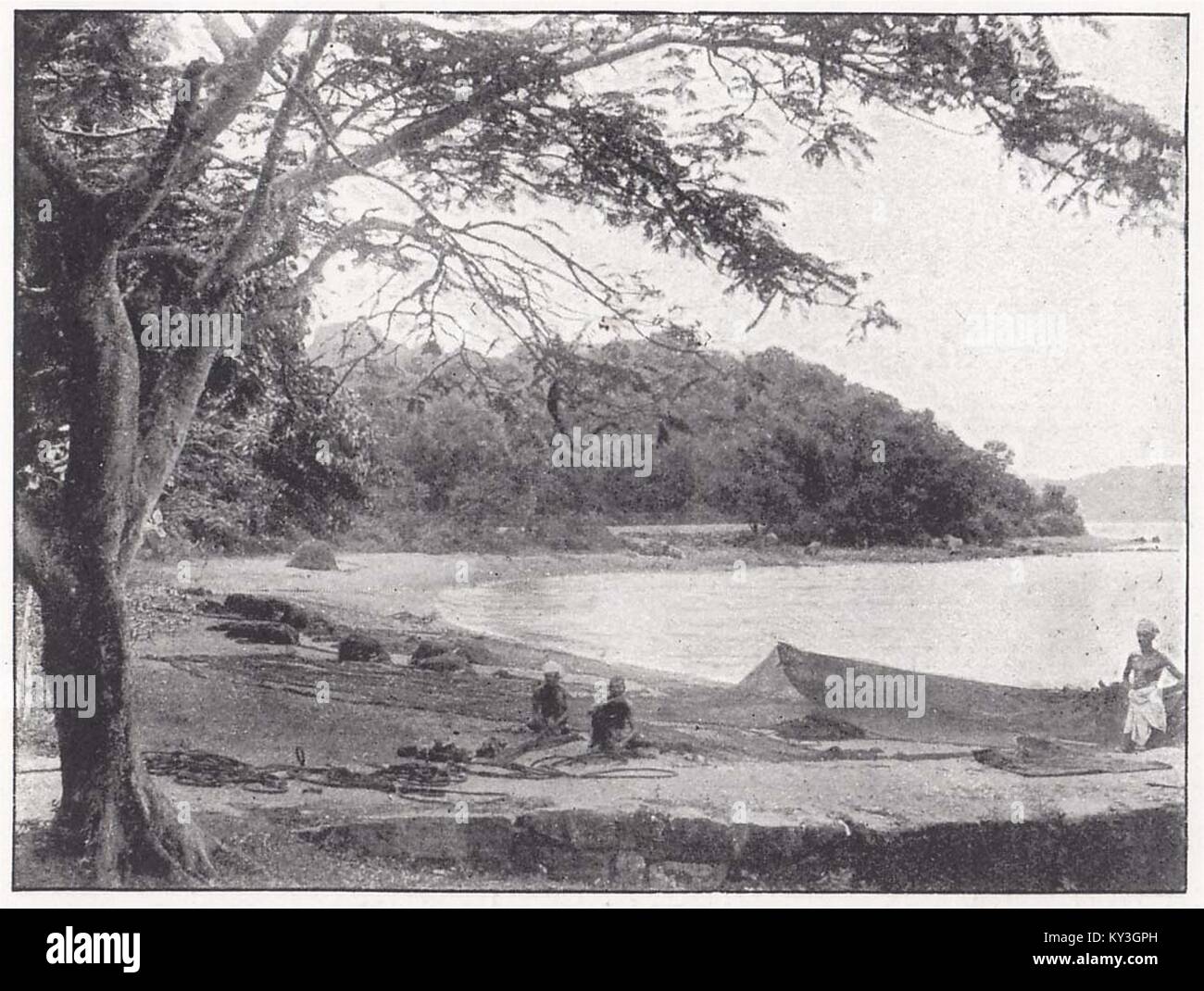 Bucht in der Nähe des Naval Hospital Stockfoto