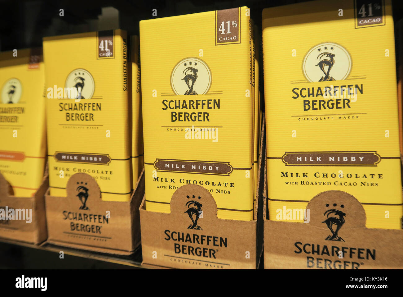 Unter dem Motto Candy in Hershey's Chocolate World Times Square, New York Stockfoto