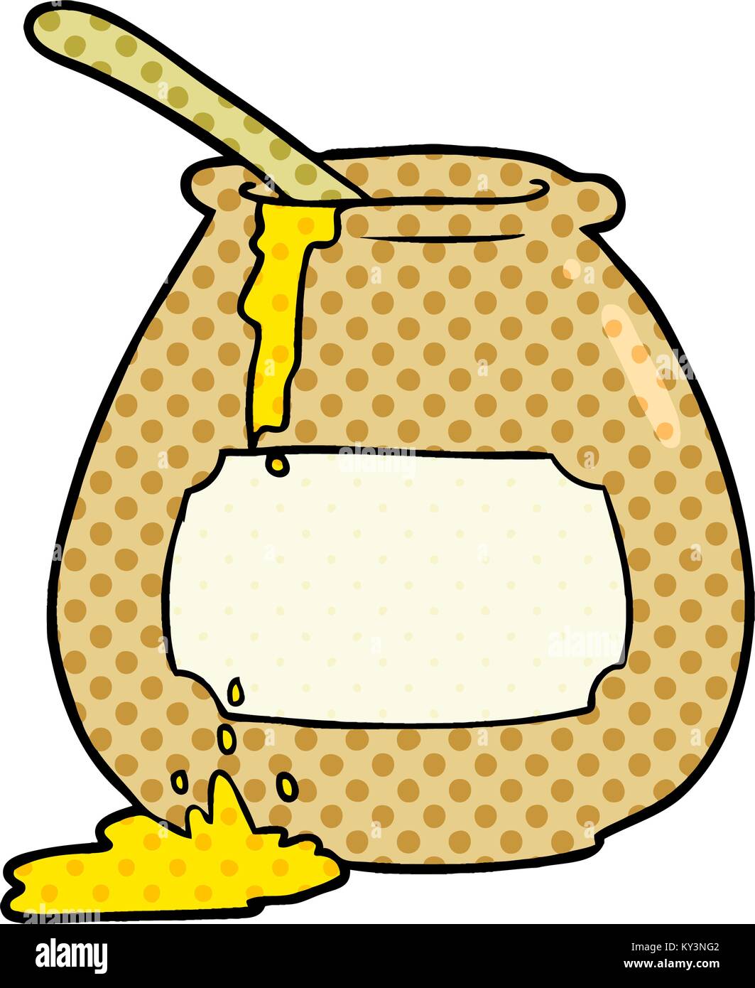 Cartoon Honigtopf Stock Vektorgrafik Alamy