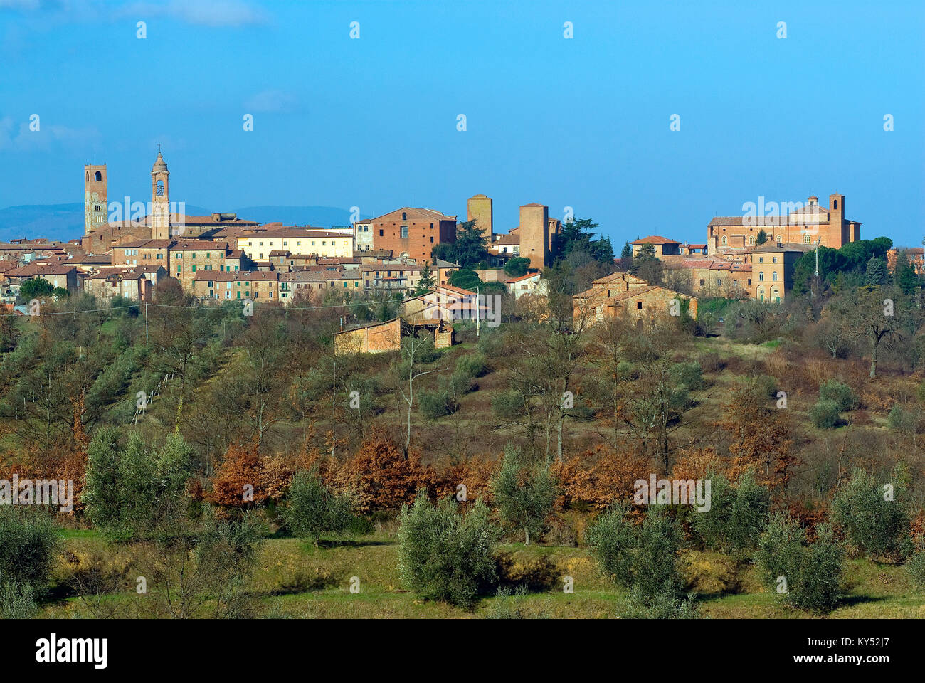 Città della Pieve, Umbrien, Italien Stockfoto