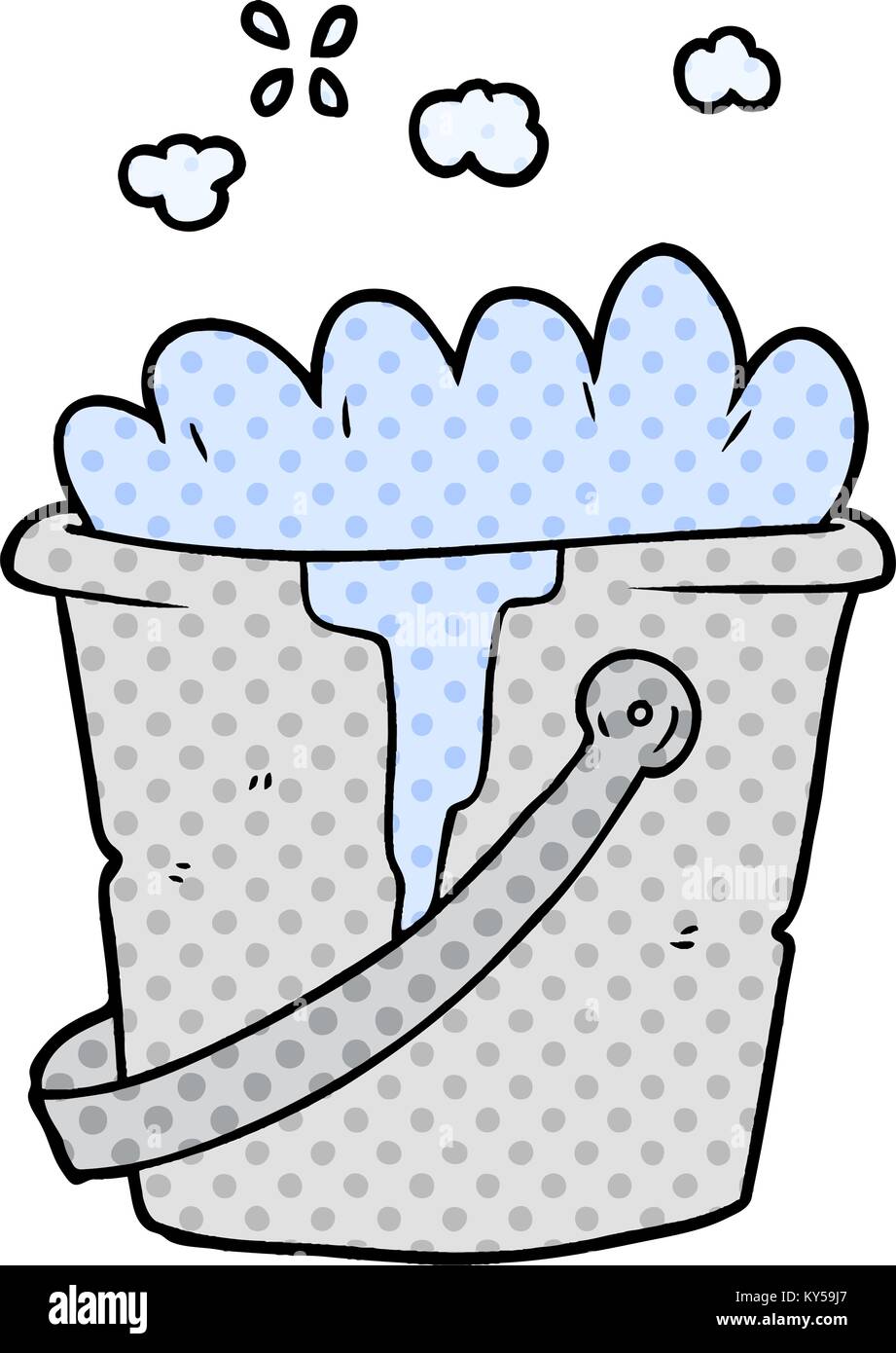 Cartoon Eimer Seifenwasser Vektor Abbildung Bild 171606351 Alamy