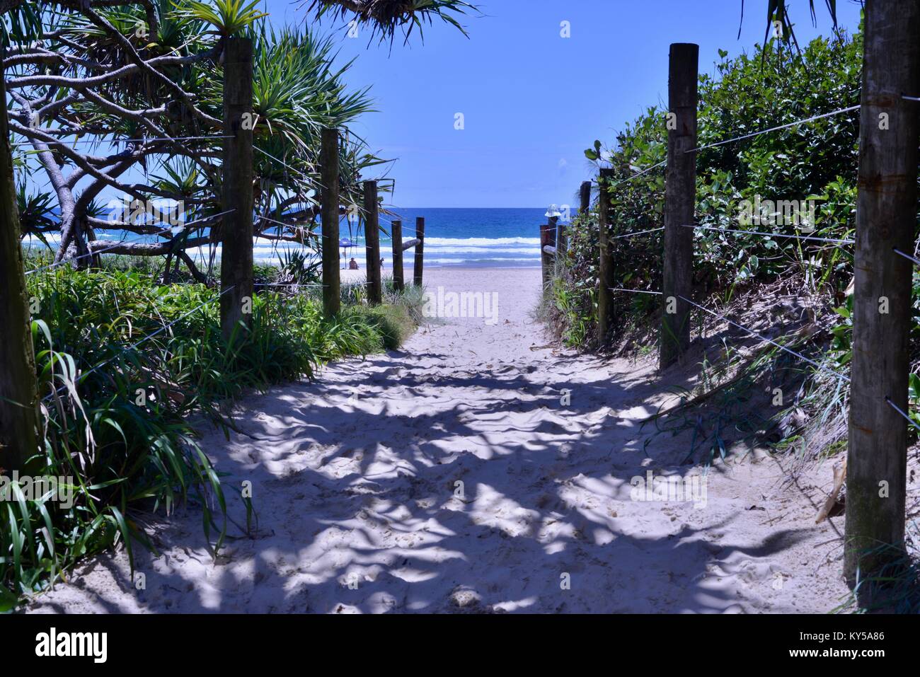 Mudjimba Beach, Sunshine Coast, Queensland, Australien Stockfoto