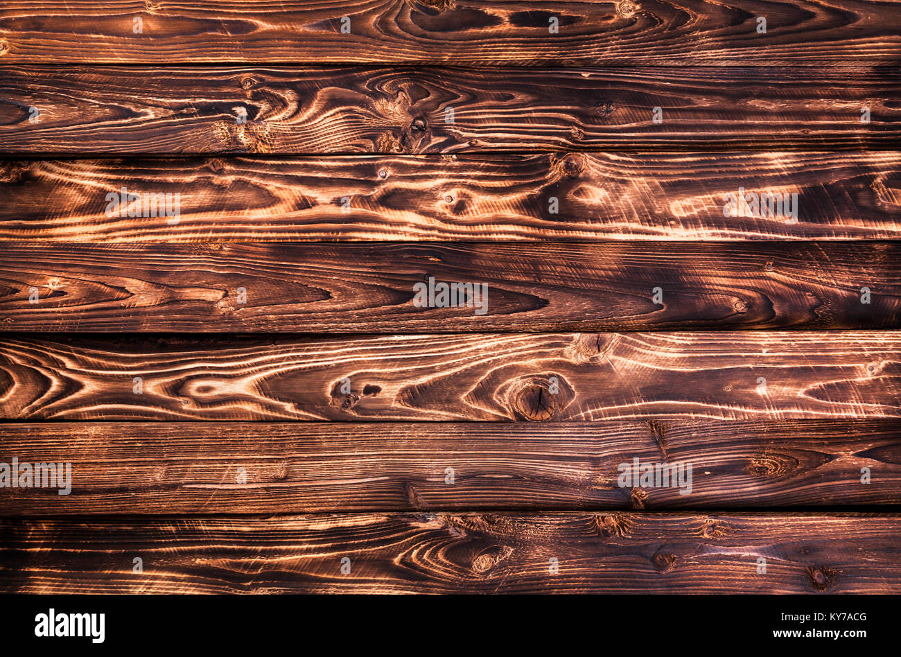 Dunklem Holz Stockfoto