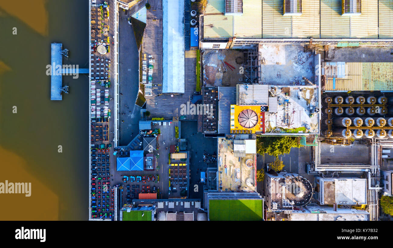 Luftbild der städtischen Landschaft von Guangzhou, Provinz Guangdong Stockfoto