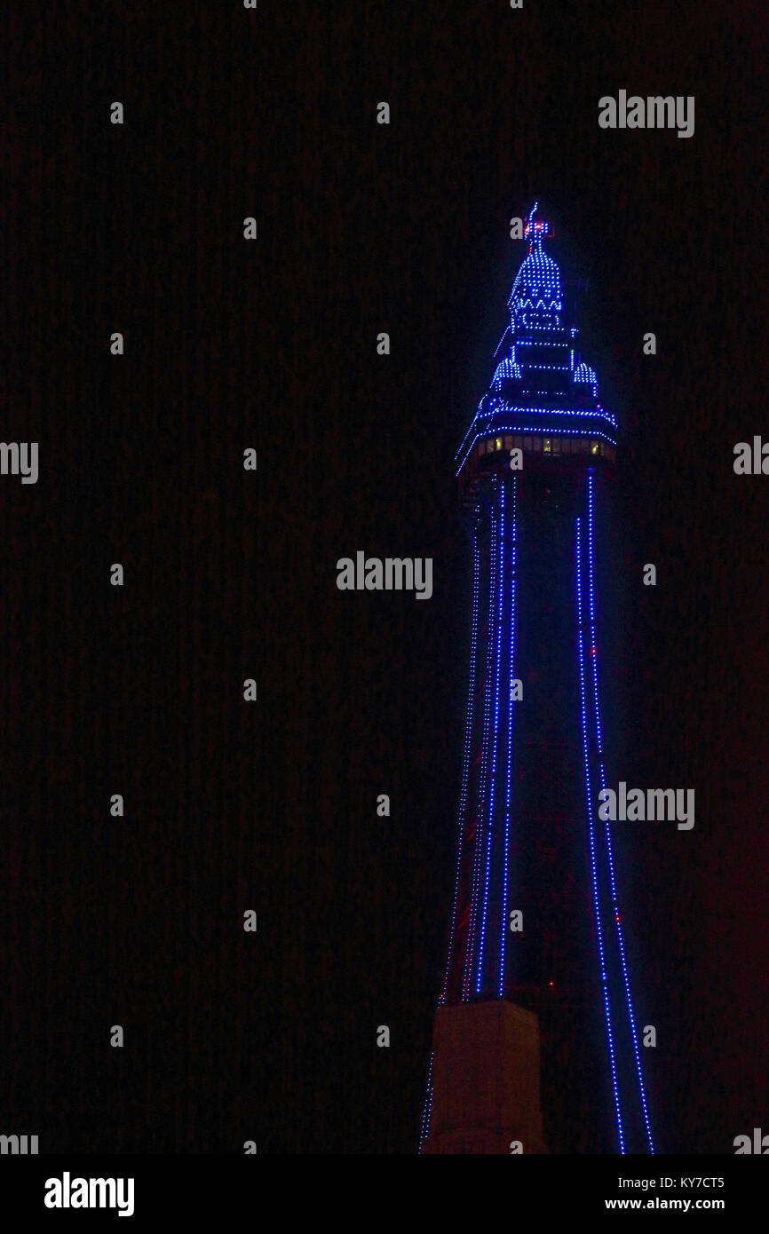 Blackpool Tower Illuminationen Stockfoto