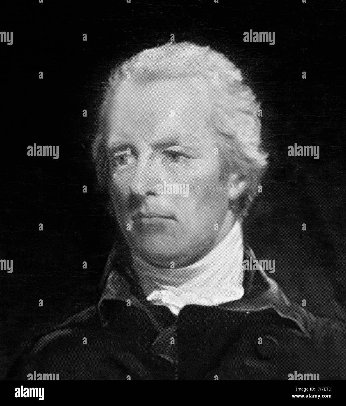 William Pitt der Jüngere (1759-1806), britischer Premierminister am Ende des 18. und Anfang des 19. Jahrhunderts. Stockfoto