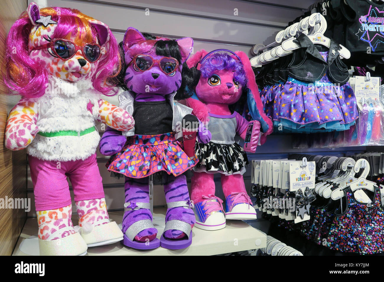 Build-A-Bear Workshop an der West 34th Street, New York, USA Stockfoto