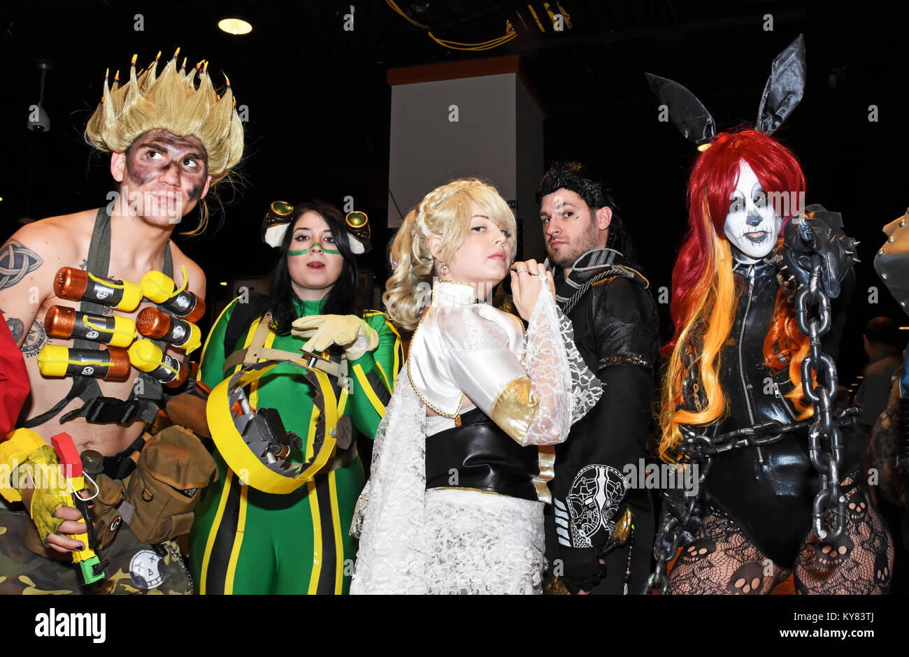 Resorts World Casino, Jamaika Queens, NY Cosplayer zeigen ihre besten bei Wintercon 2017. @ Quelle: Veronica Bruno/Alamy Stockfoto