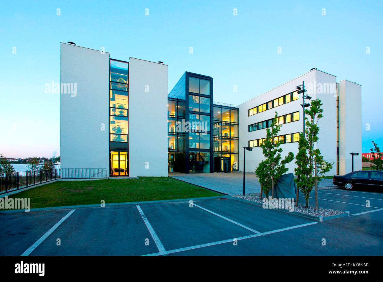 Das Max-Planck-Institut für demografische Forschung ist eine wissenschaftliche Einrichtung in Deutschland, die sich mit der Erforschung von Populationsdynamik, Fruchtbarkeit, Mortalität und Migration befasst. Stockfoto