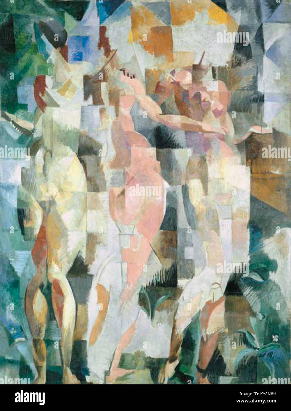 Robert Delaunay Les Trois Grâces 1912 Stockfoto