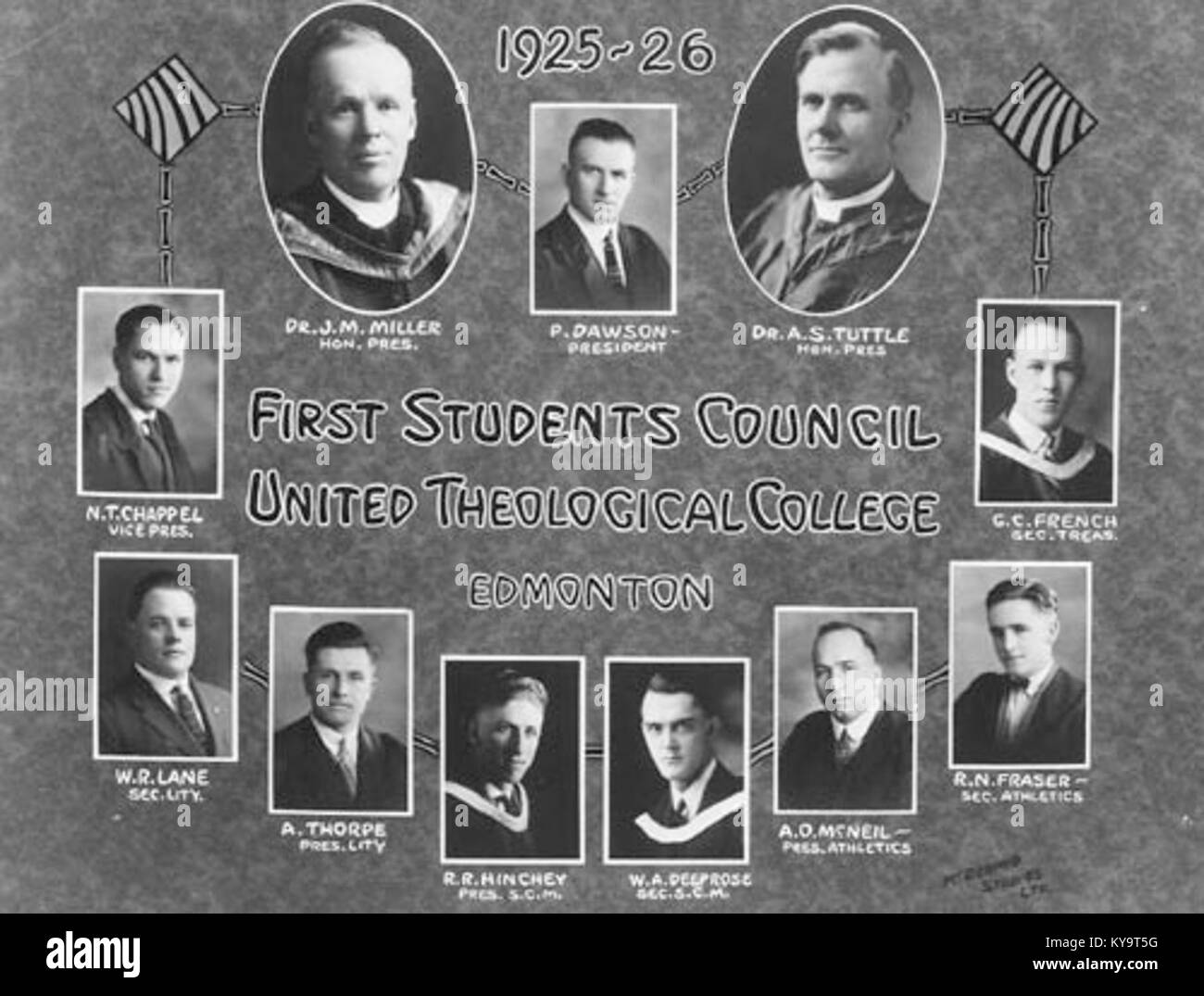 Der UTC Student Council am Dawson College in Montreal repräsentiert die Studentenschaft und organisiert Veranstaltungen und Aktivitäten, die die akademische und soziale Entwicklung der Studenten innerhalb der College Community unterstützen. Stockfoto