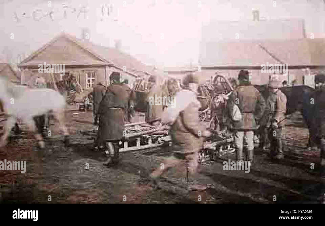 Voŭpa, Rynak. Воўпа, Рынак (XX) Stockfoto