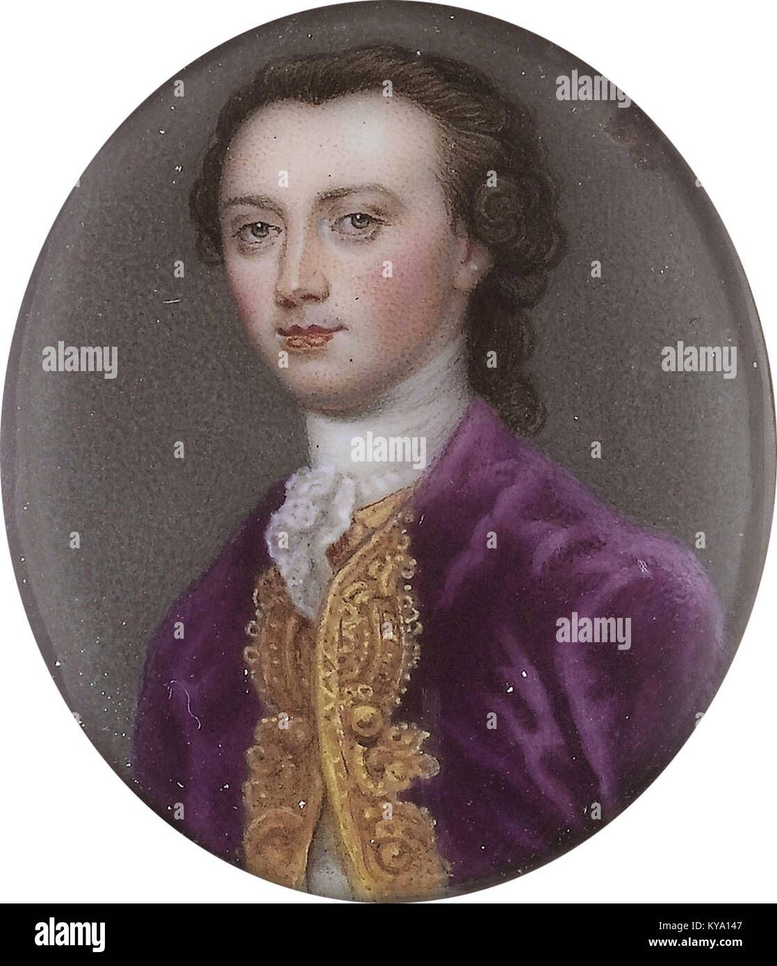 William Bentinck, 2nd Duke of Portland KG (1709-1762), von Christian Friedrich Zincke Stockfoto