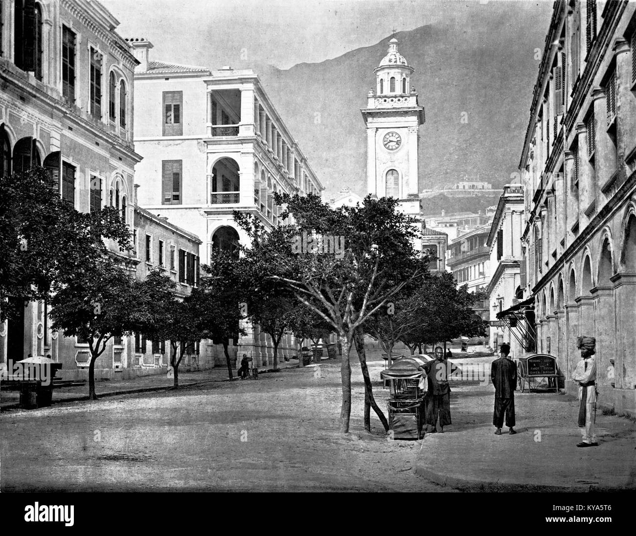 Die Uhr - Turm, HONG-KONG Stockfoto