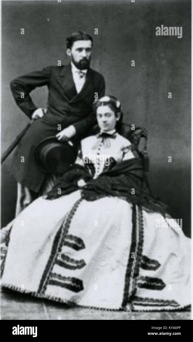 Ogden Codman, Sr. und Frau Sarah Bradlee Codman Stockfoto Ogden Codman, Sr. und Frau Sarah Bradlee Codman Stockfoto