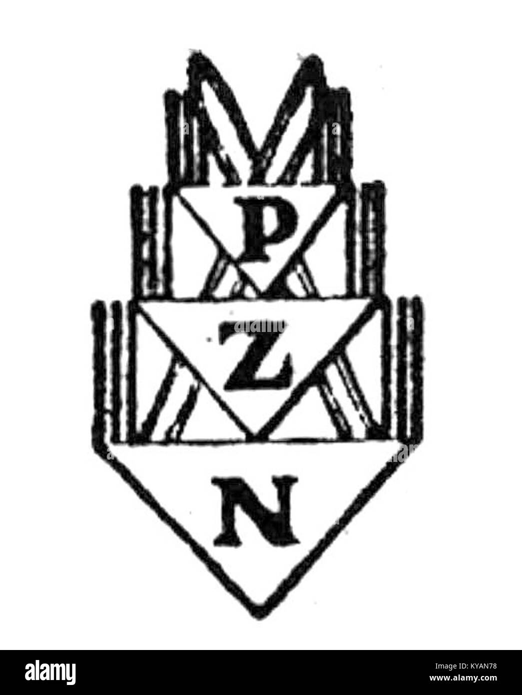 Odznaka za Sprawność PZN (1926) Stockfoto