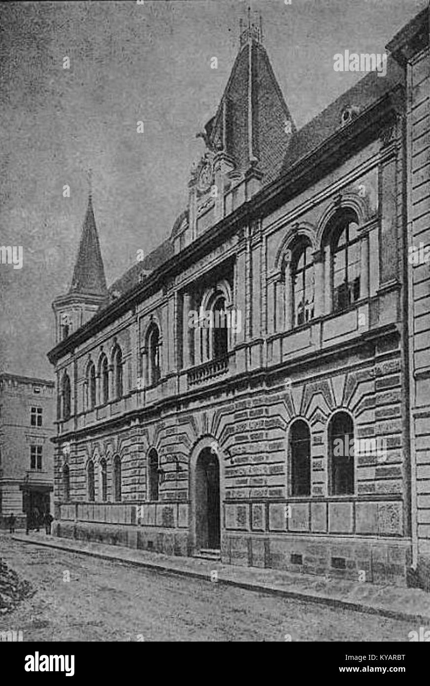 TG Sokół Sitz am Zimorowicza in Lemberg (-1905) Stockfoto