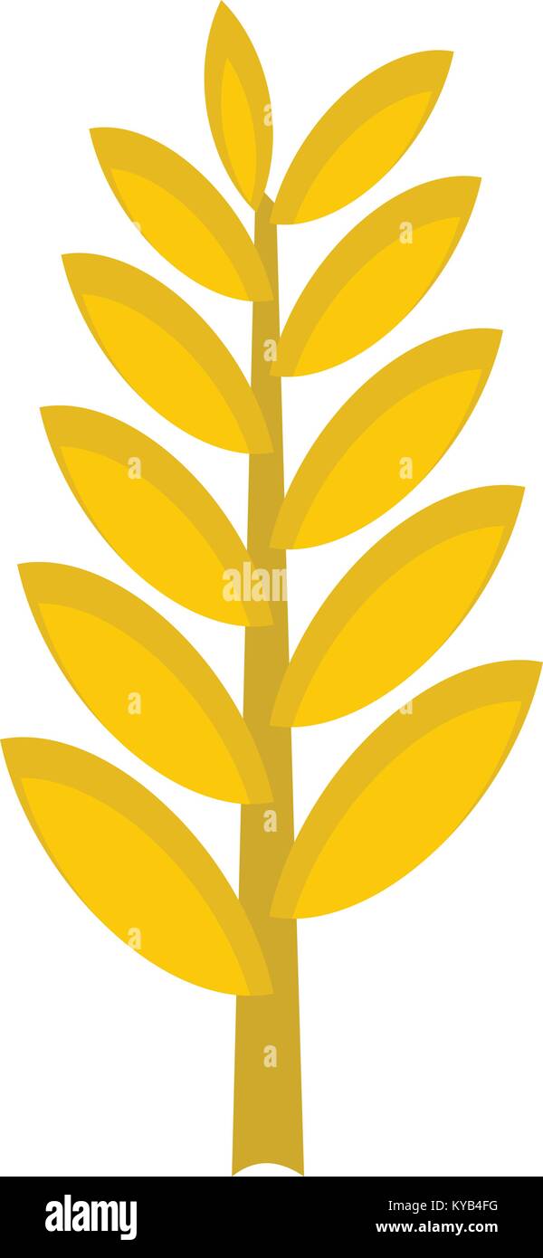 Spica Symbol auf weißem Hintergrund Vektorillustration isoliert Stock