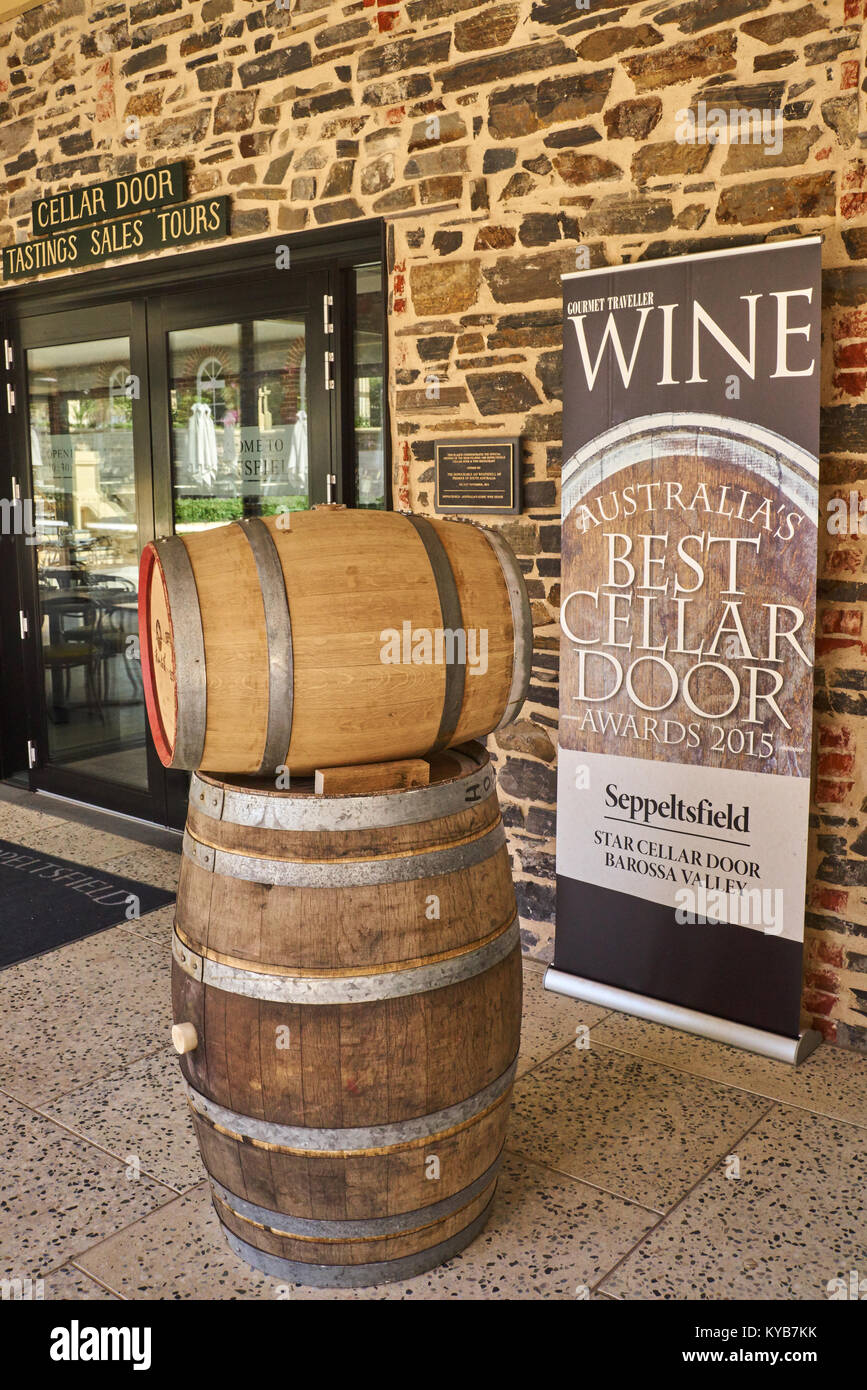 Seppeltsfield Winery in der bekannten Weinregion Barossa Valley, South Australia, Australien Stockfoto