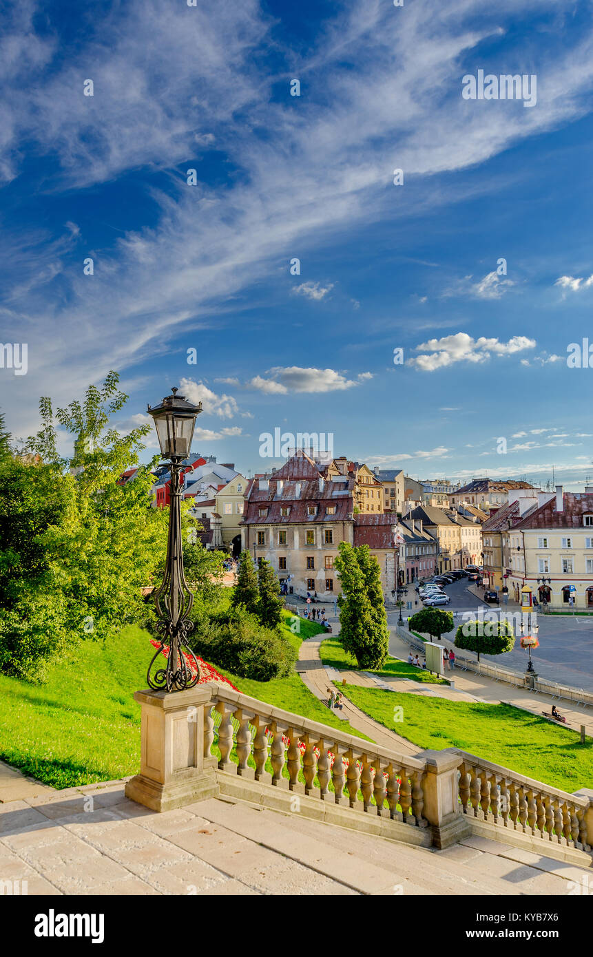 Blick auf die Altstadt, Lublin, Polen, Europa Stockfoto