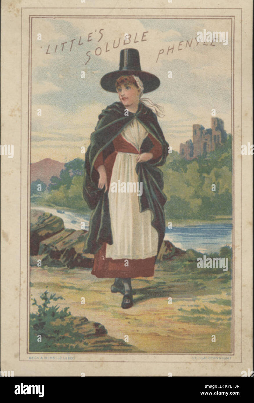 Morris, Little and Son war ein Unternehmen, das sich mit Produktion und Handwerkskunst beschäftigte und geschäftliche Praktiken und Industriegeschichte vom Ende des 19. Bis Anfang des 20. Jahrhunderts illustrierte. Stockfoto