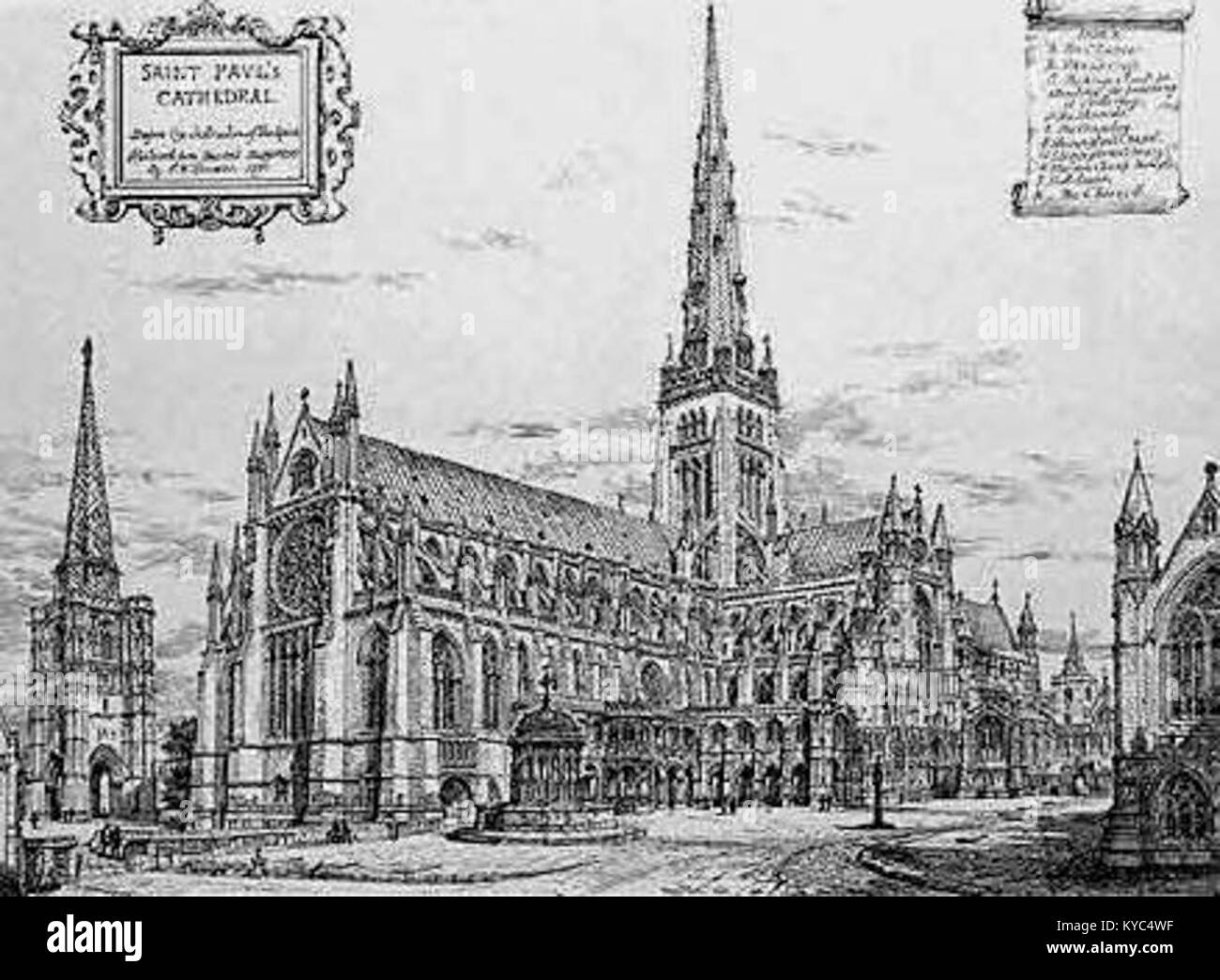 Old St Paul’s in Wellington, Neuseeland, ist eine anglikanische Holzkirche aus dem 19. Jahrhundert, die 1866 erbaut wurde. Sie diente bis 1964 als Pro-Kathedrale und ist ein erhaltenes Kulturerbe, das für sein Buntglas, das Holzinnere und das historische Design bekannt ist. Stockfoto