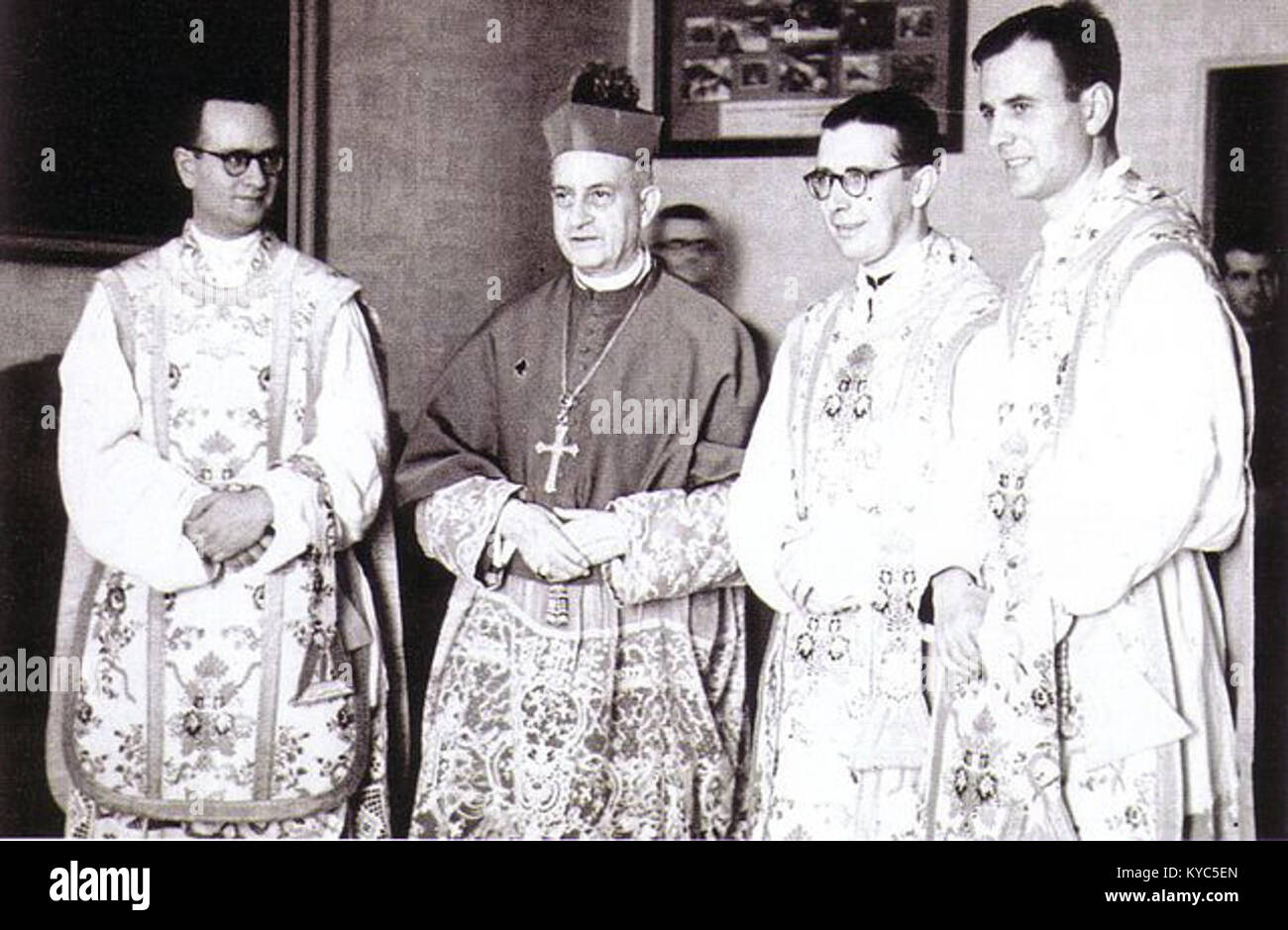 Ordenación primeros sacerdotes Opus Dei Stockfoto