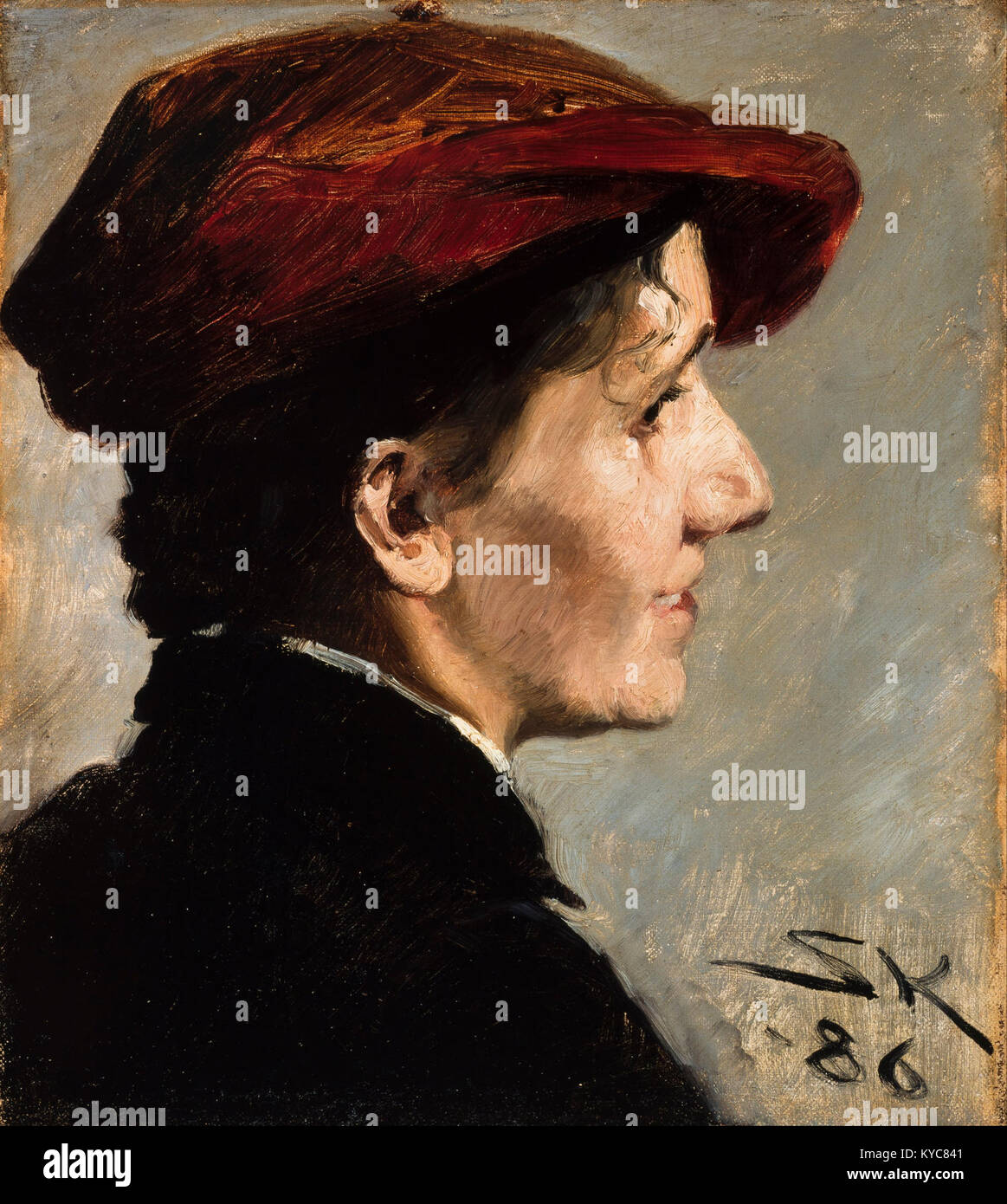 P.S. Krøyer - Marianne Stokes - Google Kunst Projekt Stockfoto