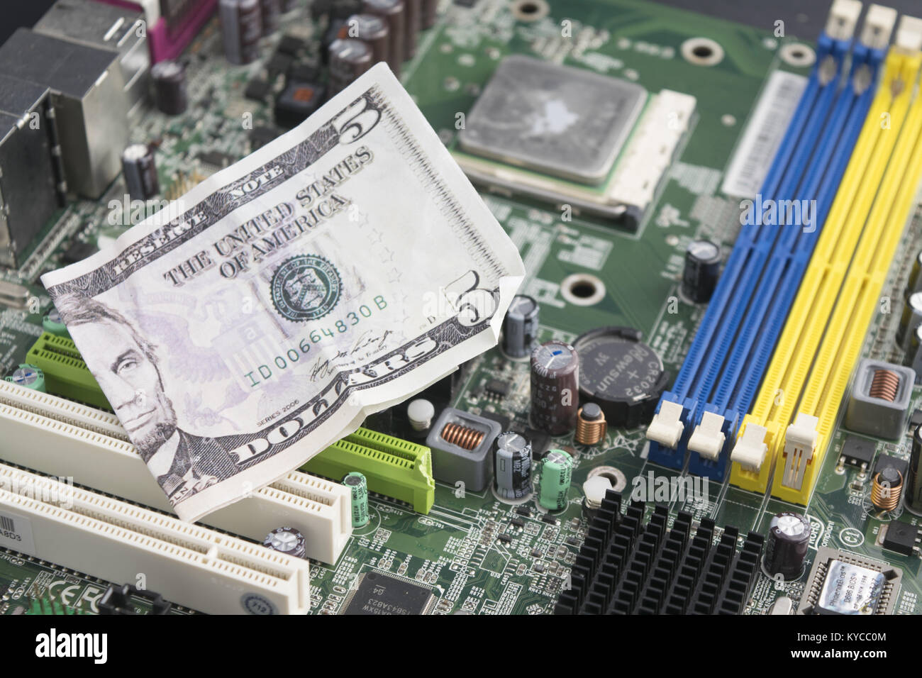 Konzept der Wirtschaft und Forschung in der modernen Technologien Stockfoto