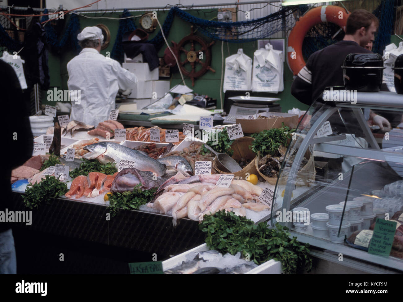 Fisch counter displaySupermarkt, wilden Atlantik, County Kerry, Irland