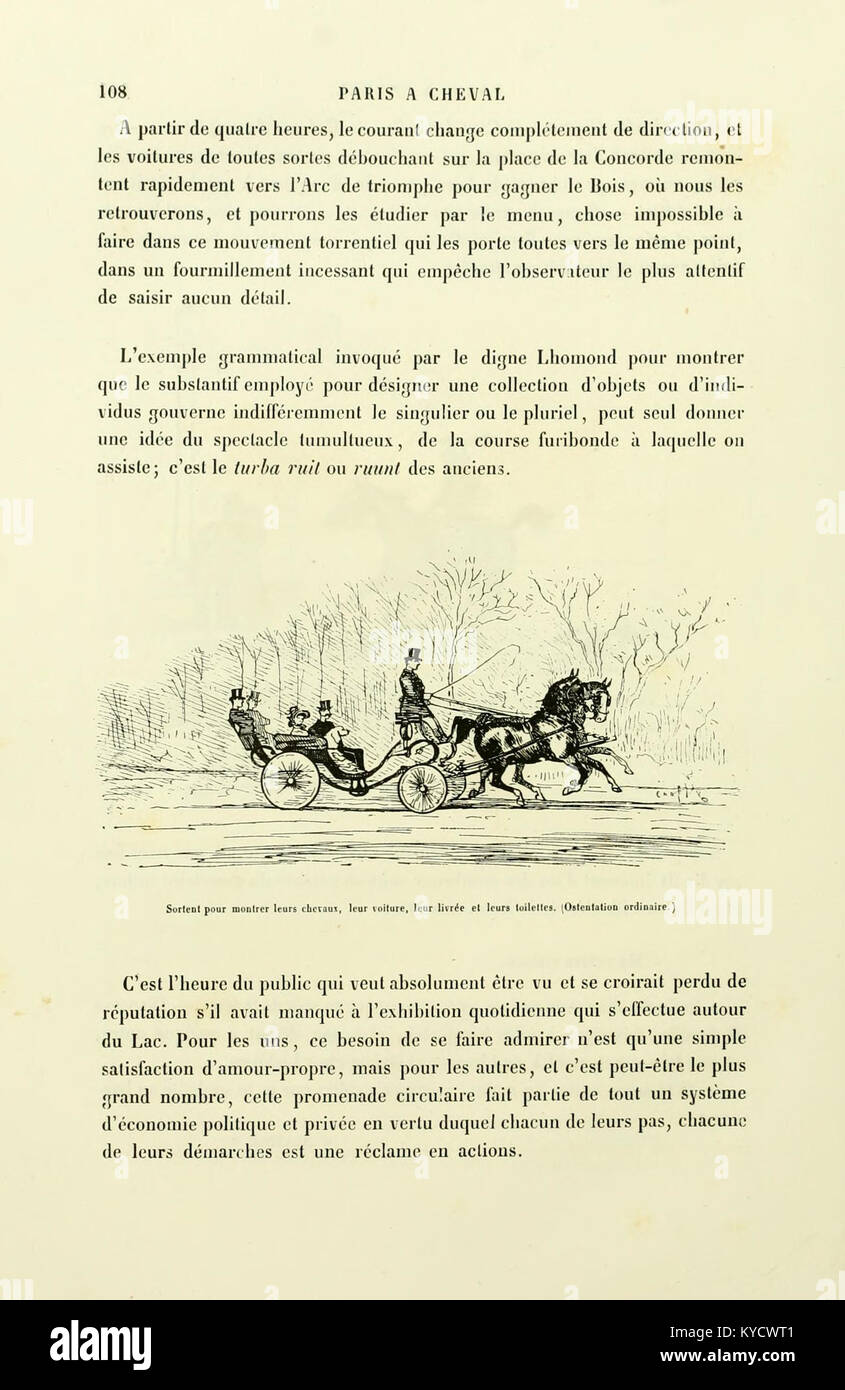 Auf dieser Seite zeigt Crafty Reiter neben Pariser Wahrzeichen oder architektonischen Kulissen und integriert Reiterfiguren in die urbane Landschaft. Stockfoto