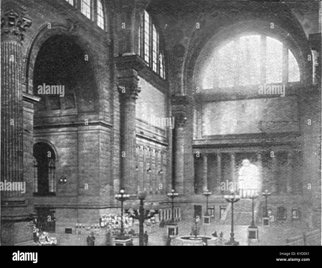 Pennsylvania Station, New York, Innenraum (CJ Allen, Stahl Highway, 1928) Stockfoto