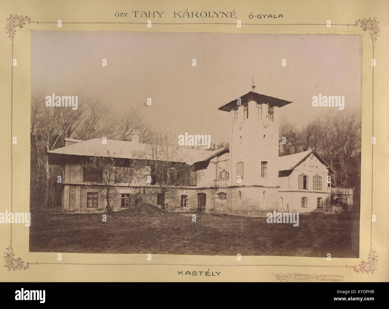 Szlovákia, Ógyalla. Kastély. Eine felvétel között készült 1895-1899. - Fortepan 83457 Stockfoto