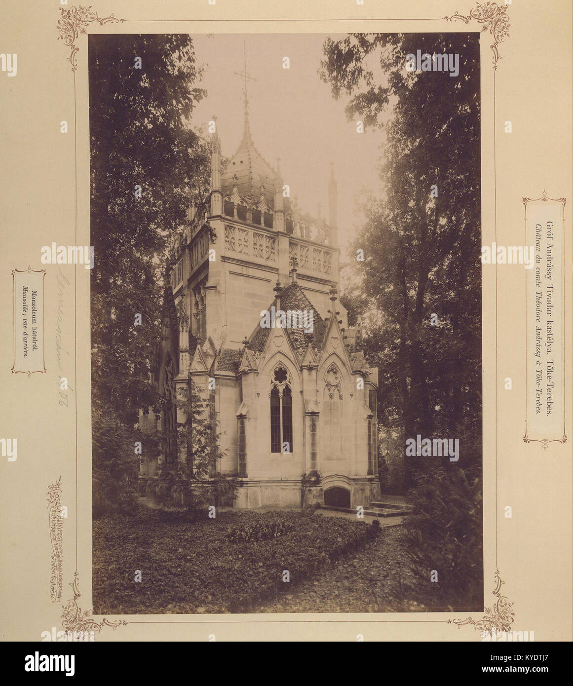 - Tőke Terebes, az Andrássy család mauzóleuma. 1895-1899 - 83536 között Fortepan Stockfoto