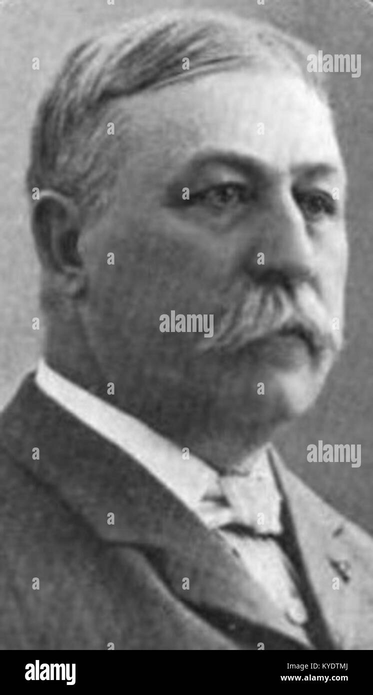 Porträt von T. F. Singiser, einem Kongressabgeordneten aus Idaho, der Anfang des 20. Jahrhunderts in der nationalen und regionalen Politik tätig war. Stockfoto