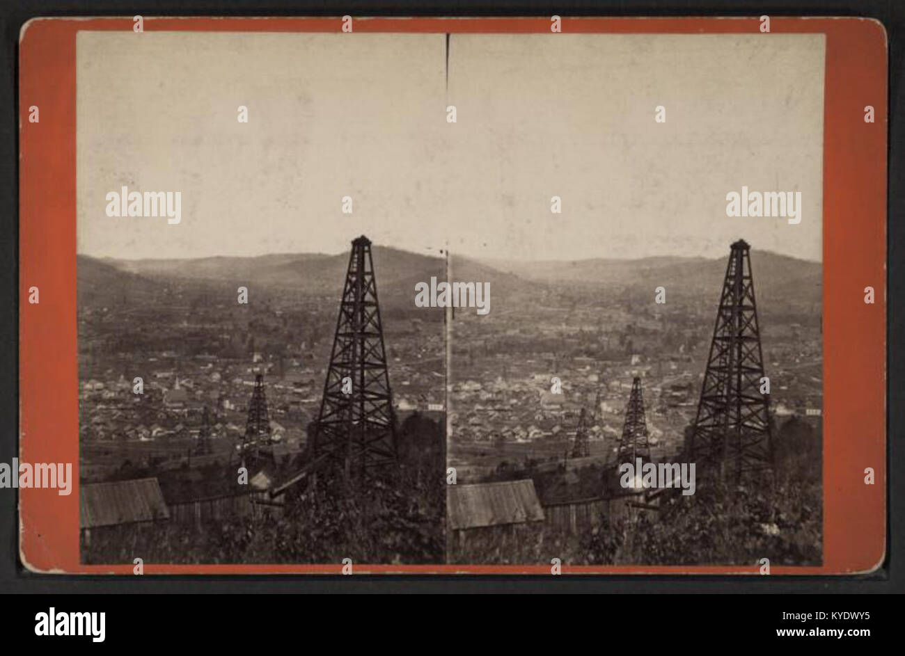 Historisches Foto der Kalksteinverladung in Tarport von der B.B. & K. Railroad, das die frühe industrielle Gewinnung und den Eisenbahntransport dokumentiert. Stockfoto