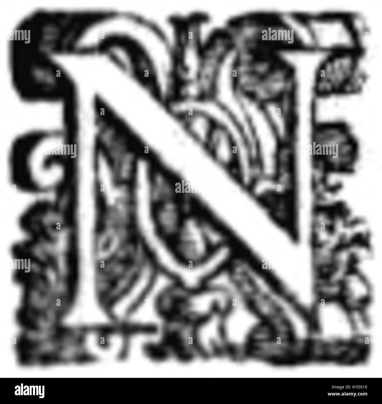 Die 1590 erschienene Ausgabe von Aminta des italienischen Dichters Torquato Tasso, herausgegeben vom venezianischen Drucker Aldo Manuzio, präsentiert das pastorale Drama in seiner typografischen Form der Renaissance; Seite 67 zeigt eine dekorierte Initiale („Capolettera“), die typisch für die Buchgestaltung des späten 16. Jahrhunderts ist. Wikimedia Commons+1 Stockfoto