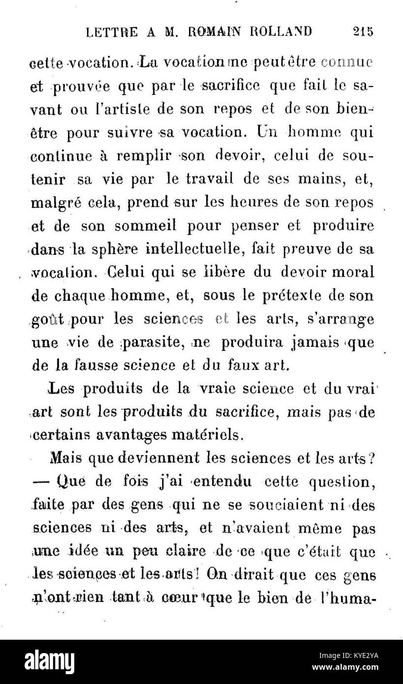Auszug aus Leo Tolstois Korrespondenz, der eine Perspektive auf seine philosophischen Überlegungen, literarischen Themen und persönlichen Gedanken während des 19. Jahrhunderts bietet. Stockfoto