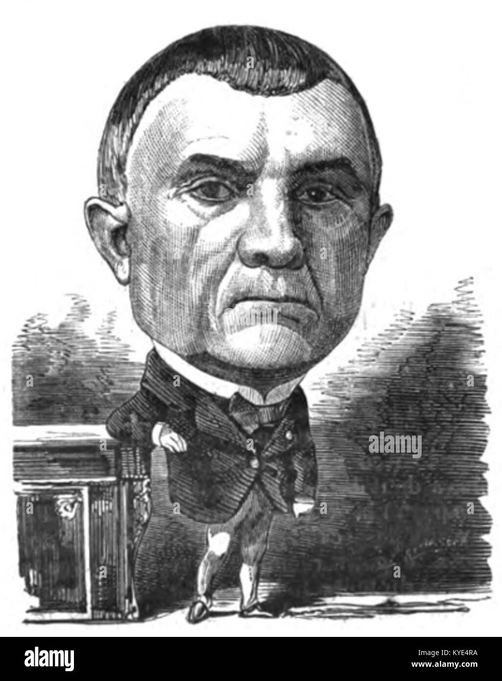 Dieses Porträt aus Le Trombinoscope zeigt prominente Persönlichkeiten aus Frankreich des späten 19. Jahrhunderts und zeigt Mode, gesellschaftliche Trends und kulturellen Kontext der Epoche. Stockfoto