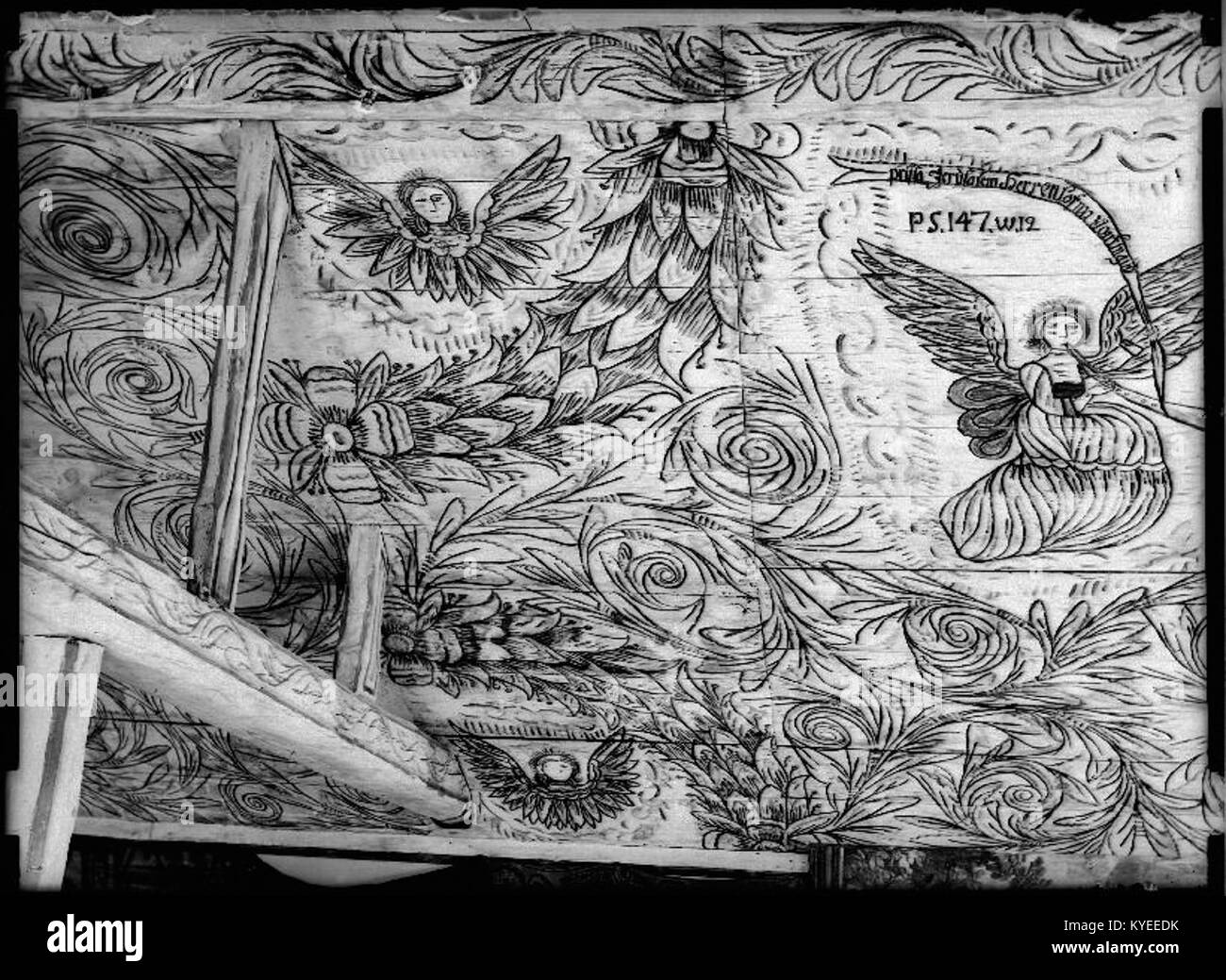 Väderskärs kapell im Tjust-Archipel in Schweden ist ein denkmalgeschütztes Gebäude aus dem 17. Jahrhundert, aus Holz gebaut mit rot lackierten Täfelungen und historisch sowohl als Kapelle als auch als Versammlungshaus für Fischergemeinden genutzt. Stockfoto