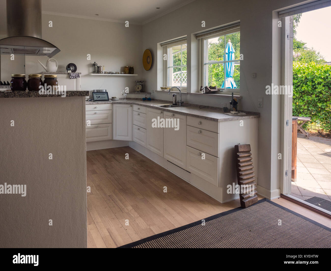 Innenausstattung aus einem Skandinavischen home, Küche Stockfoto