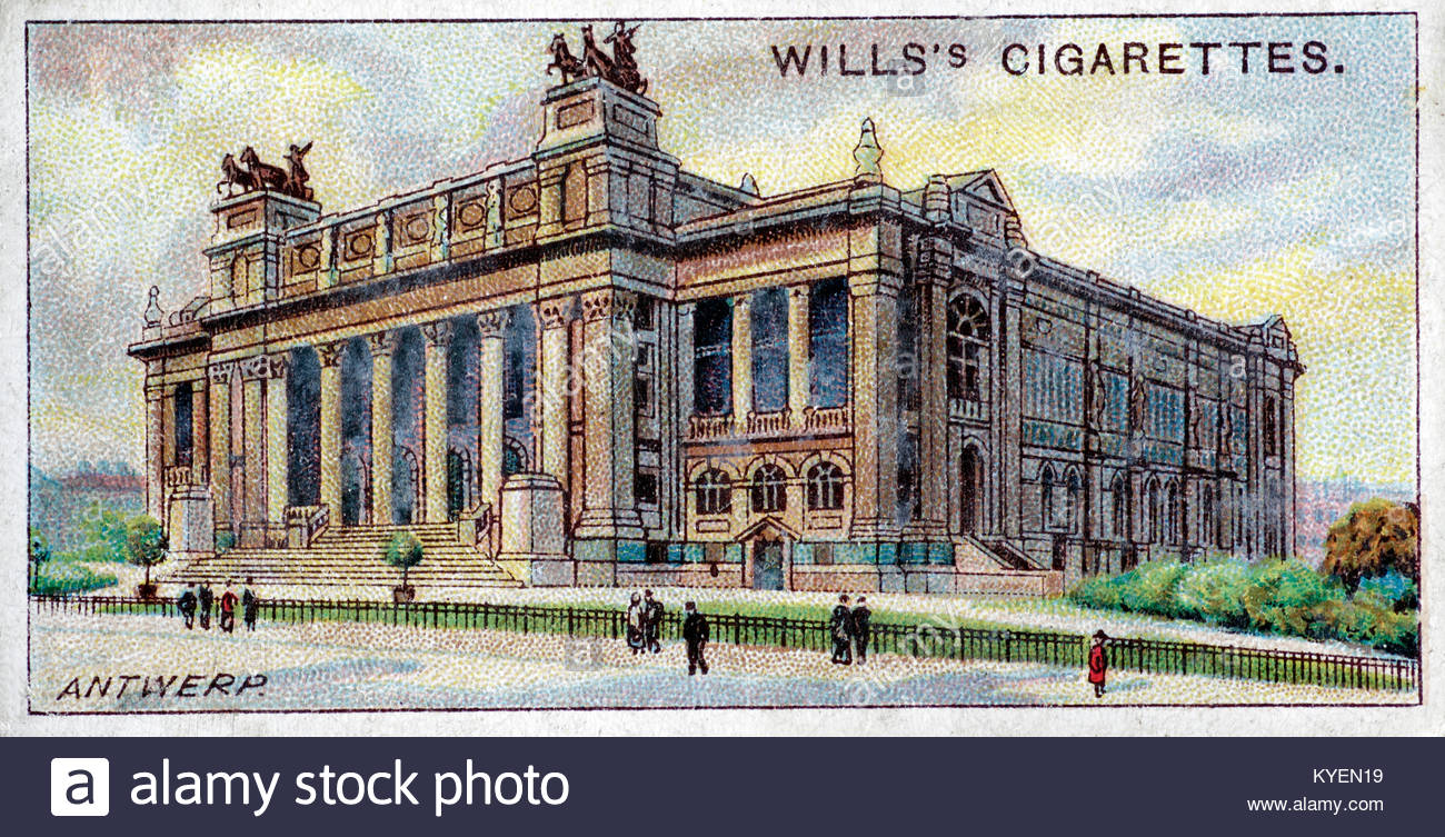 Die Galerie der Schönen Künste, Antwerpen, Belgien ca. 1915 Stockfoto