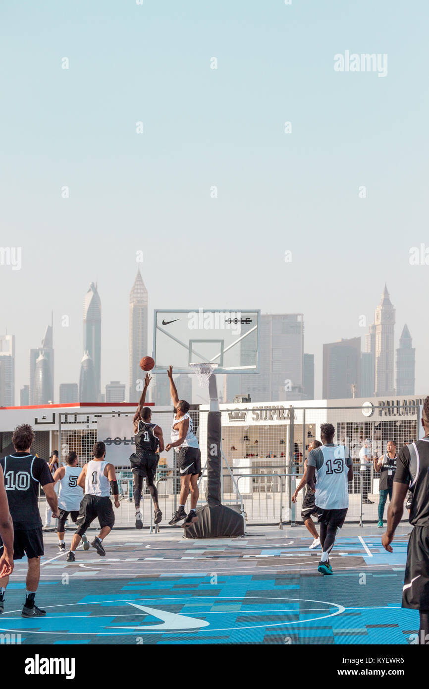 Nike Basketball Turnier in Dubai Stockfotografie - Alamy