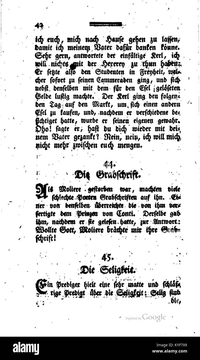 Vade Mecum für lustige Leute, veröffentlicht 1774, ist ein humorvolles Buch, das sich mit Unterhaltung und Literatur beschäftigt. Es gibt einen Einblick in den Humor und die literarische Kultur des 18. Jahrhunderts in Deutschland und bietet komödiantische Einblicke in das soziale und kulturelle Leben der Zeit. Stockfoto
