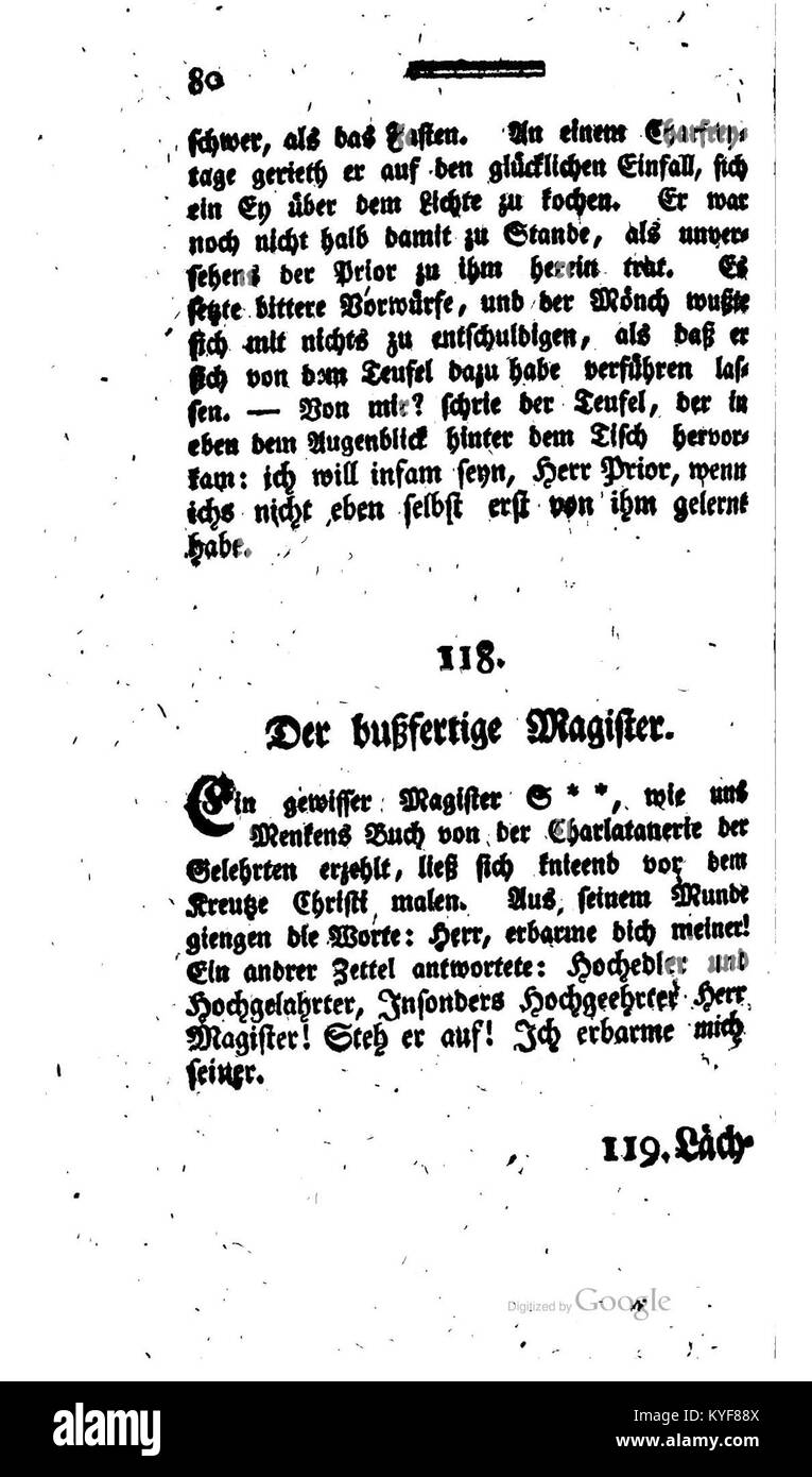 Band VII von „Vade Mecum für lustige Leute“ (1777) enthält satirische Schriften, humorvolle Anekdoten und komödiantische Inhalte aus dem 18. Jahrhundert in einer deutschen Publikation. Stockfoto