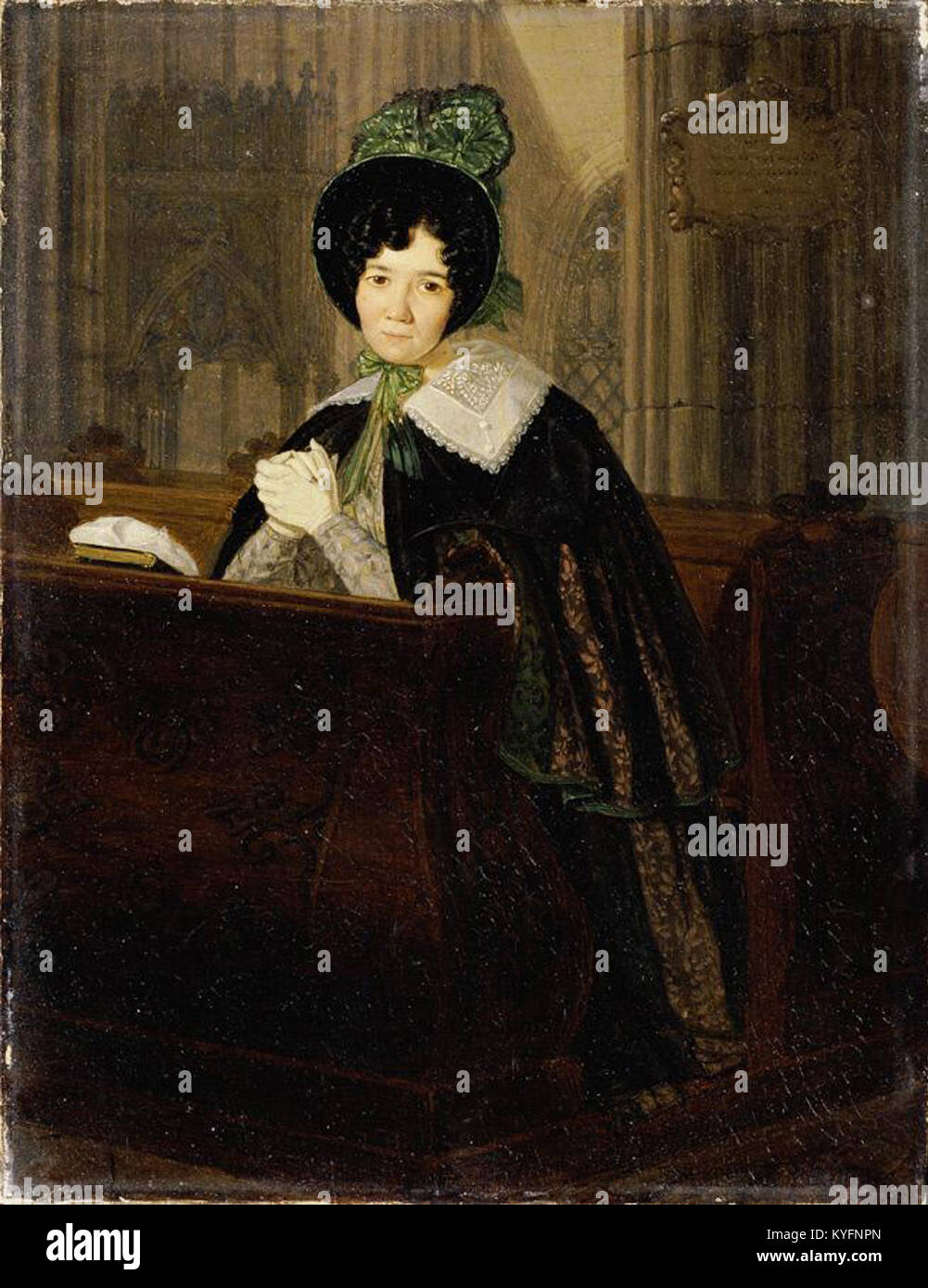 Katharina Waldmüller ist eine wichtige Figur im Studium der deutschen Kunst des 19. Jahrhunderts. Ihre Werke veranschaulichen den Einfluss des Realismus und der deutschen Kulturgeschichte in dieser Zeit. Stockfoto